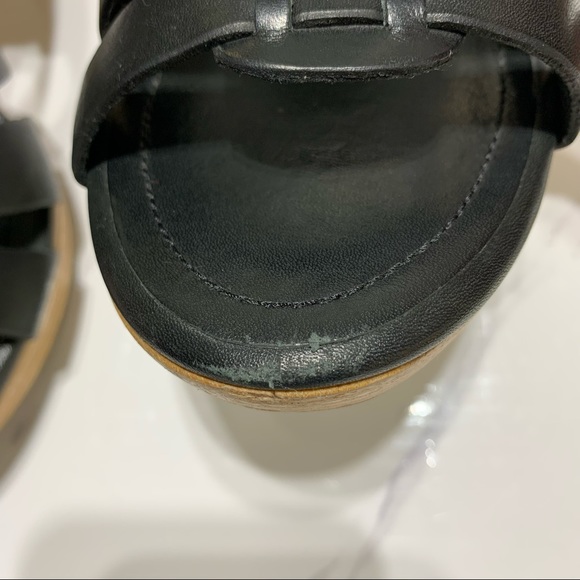 Michael Kors Black Leather Sandals US 7M - Picture 14 of 15